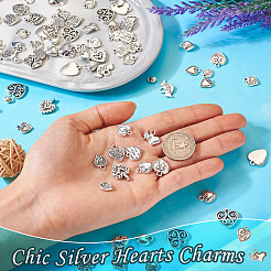 100шт 20 стиля подвески из сплава в тибетском стиле FIND-TA0003-59