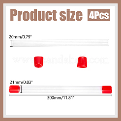Прозрачные контейнеры для пластиковых шариков из ПВХ&nbsp;AJEW-WH0460-071B