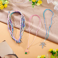 Изготовление ожерелий из нейлоновых ниток NJEW-TAC0024