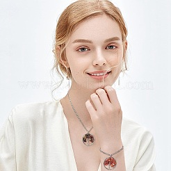 12 шт. 12 цвета подвески с драгоценными камнями G-PH0001-33-WH