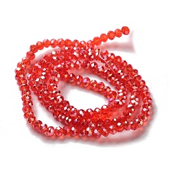 Стеклянные бусины с гальваническим покрытием &nbsp;LS-EGLA-R048-2mm-03