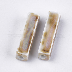 Abalorios de porcelana hechas a mano&nbsp;PORC-S498-28I