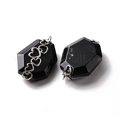 Подвески окрашенные натуральным агатом STAS-E050-02P