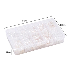 10 набор акриловых бусин с искусственным жемчугом&nbsp;OACR-YW0001-14