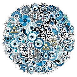 60 шт. декоративные наклейки из ПВХ-бумаги со злыми глазами PW-WG11C3C-01