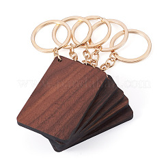 Porte-clés pendentifs en bois de noyer&nbsp;KEYC-TAC0034-06A