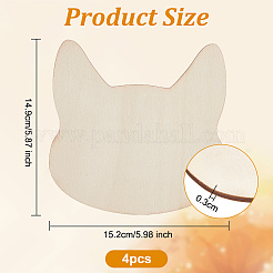 Незаконченные деревянные части DIY-WH0002-61C