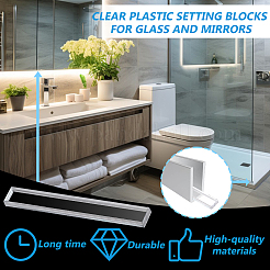 120 шт. прозрачные акриловые листы&nbsp;FIND-GA0007-20B