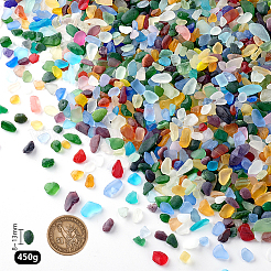 450 г матовых стеклянных бусин&nbsp;FGLA-PH0001-12