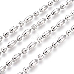 Chaînes à billes en acier inoxydable 304 anti-ternissement&nbsp;CHS-L024-022C
