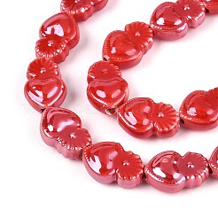 Фарфора ручной работы бисер нитей PORC-I028-01D