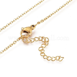 Collares pendientes de circonita cúbica transparente micro pavé de latón&nbsp;NJEW-L146-25G