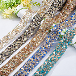 Полиэстеровая лента в этническом стиле для украшения шитья&nbsp;OCOR-WH20007-26D