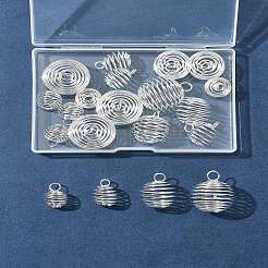 20 шт. 4 стиля подвески из железной проволоки FIND-FS0003-39