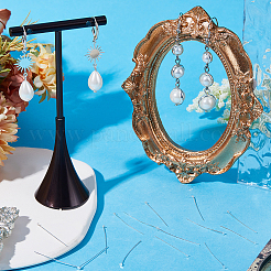 40 шт. 925 булавки с плоской головкой из стерлингового серебра&nbsp;STER-SC0001-23A