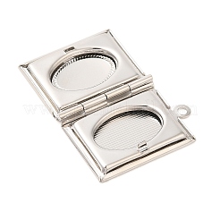 Стойки обшивки латунь медальона подвески&nbsp;KK-F090-04P