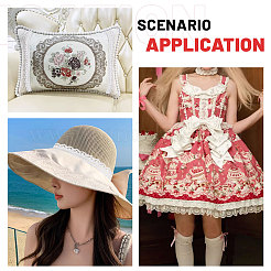 1 пачка ажурных хлопковых лент для вышивки цветов OCOR-FG0002-73B