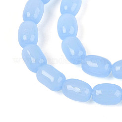 Chapelets de perles en verre imitation jade&nbsp;LS-GLAA-T028-14J-04