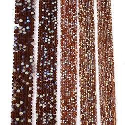 Chapelets de perles en verre transparente  &nbsp;LS-EGLA-A044-T6mm-MB02