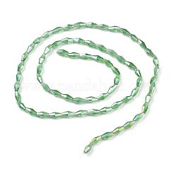 Perles en verre transparentes&nbsp;GLAA-P001-02A-01