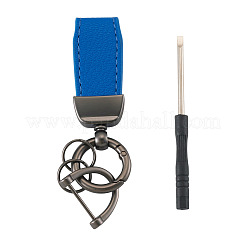 PU Leder Schlüsselanhänger&nbsp;KEYC-TADJ0009-03B-03