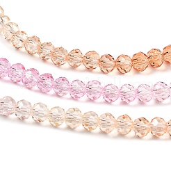 Прозрачные окрашенные стеклянные бусины X1-DGLA-A034-T4mm-A20