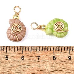 Pendentifs en porcelaine fait à la main&nbsp;PALLOY-JF05988-02