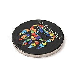 Не портит тему осведомленности об аутизме 201 подвеска из нержавеющей стали STAS-J041-02D