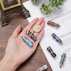 Подвески из натуральных и синтетических драгоценных камней в стиле 7 шт.&nbsp;G-SC0001-48