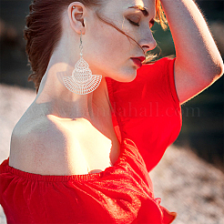 40 pendentif en filigrane en acier inoxydable de style 201&nbsp;STAS-FW0001-26