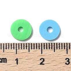 150гр 15-хцветные бусины из полимерной глины ручной работы CLAY-JP0001-12-8mm