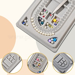 Пластиковые флокированные дизайнерские доски из бисера ODIS-YW0001-05