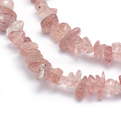 Perle di quarzo fragola naturale&nbsp;X-G-P332-53
