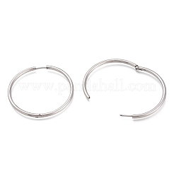 Серьги-кольца huggie hoop из нержавеющей стали 304&nbsp;EJEW-L256-02E-P