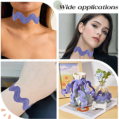 Лента из полиэстера с волнистой бахромой длиной 10 ярд.&nbsp;OCOR-GF0003-27A