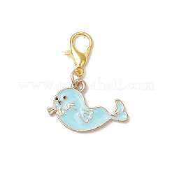 Подвесные украшения из сплава эмали&nbsp;HJEW-JM03296