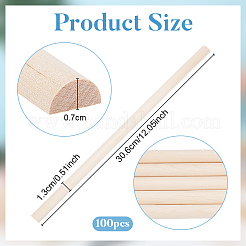 Palos de madera para manualidades&nbsp;LS-WOCR-WH0004-010B