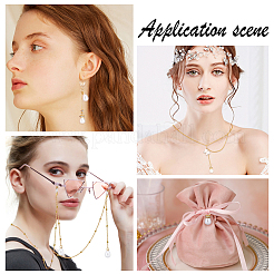 40 шт. 2 стильных подвески из АБС-пластика с имитацией жемчуга&nbsp;KK-SC0002-89