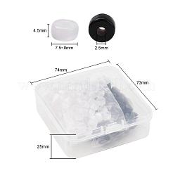 200 шт. 2 цвета имитация кошачьего глаза смолы распорки для бусин RESI-YW0001-10