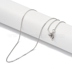 Латунные кабельные цепи ожерелья KK-P266-01P