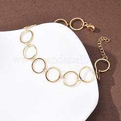 Браслеты-цепочки из нержавеющей стали 304&nbsp;BJEW-P373-02D-G