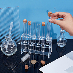 6 шт. Прозрачные стеклянные пробирки&nbsp;CON-OC0001-80