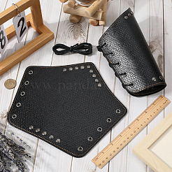 Регулируемый браслет из искусственной кожи AJEW-WH0342-91A