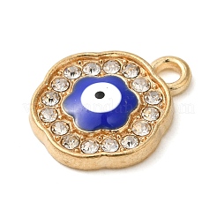 Подвески из сплава эмали и стразов X1-ENAM-U003-02G-08