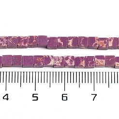 Нити бусин из окрашенного натурального регалита/императорской яшмы/морского осадка яшмы G-B129-A04-01