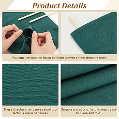 Сменный чехол для стула из брезентовой ткани&nbsp;AJEW-WH0502-32B