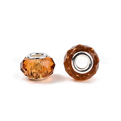 Perle di vetro trasparente europei&nbsp;GPDL-N004-D14mm-B06
