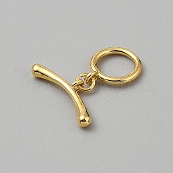 Латунные застежки-тоглы для аксессуаров для браслетов и ожерелий&nbsp;KK-WH20005-03G-01