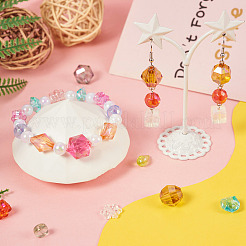 100 г прозрачных акриловых бусин PACR-TA0001-12