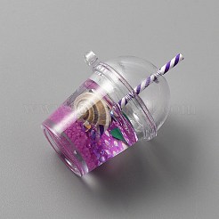 Pendentifs de tasse en plastique lumineux&nbsp;KY-WH0045-42F